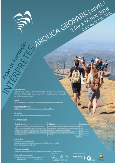 Formação “Intérprete do Arouca Geopark”